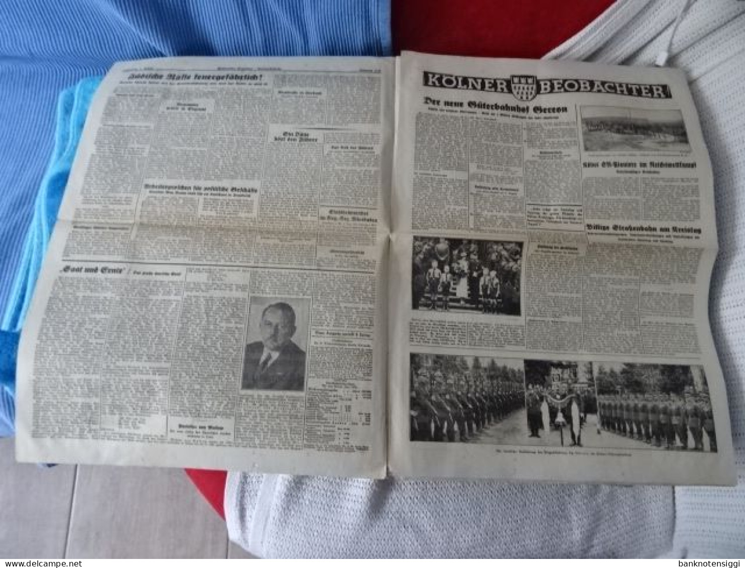 Originale Zeitung "Westdeutscher Beobachter." Donnerstag 1 August 1935 - Politique Contemporaine