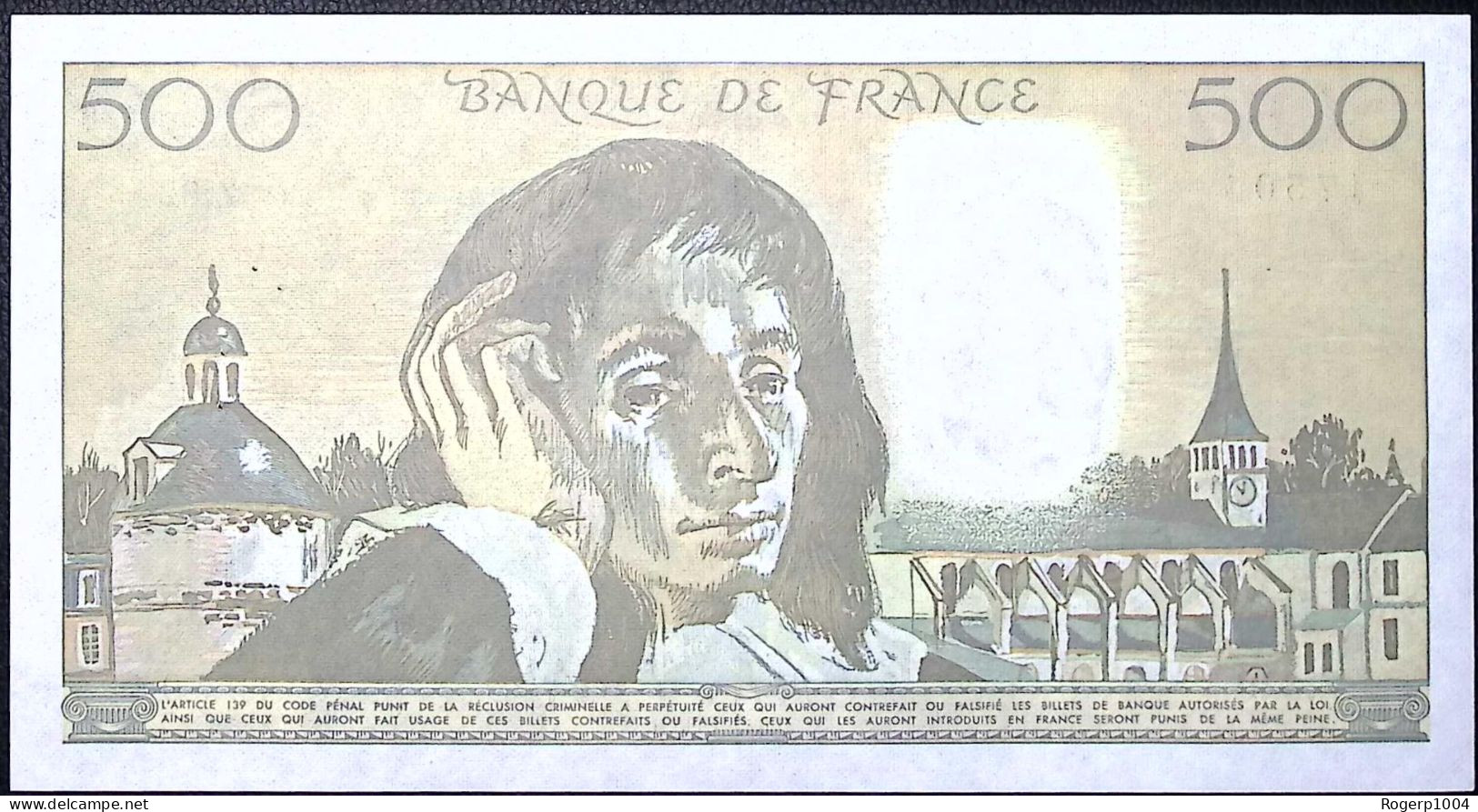 FRANCE * 500 Francs * Pascal * 05/07/1990 * Fay 71.44 * Etat/Grade SPL/aUNC * - 500 F 1968-1993 ''Pascal''