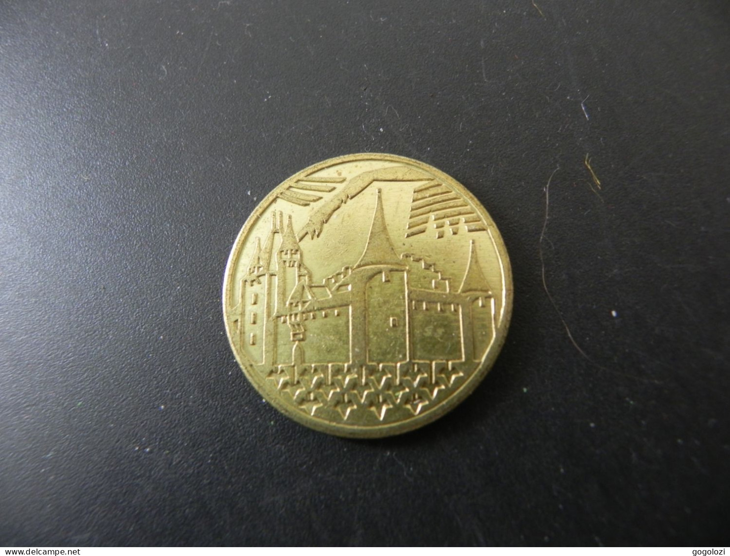 Jeton Token Schweiz Suisse Switzerland - Canton De Vaud - Chateau D'Aigle 1974 - Andere & Zonder Classificatie