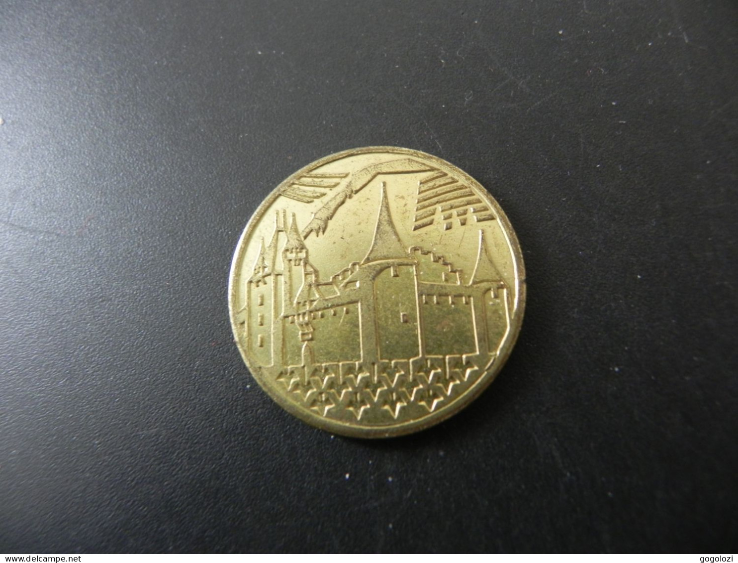 Jeton Token Schweiz Suisse Switzerland - Canton De Vaud - Chateau D'Aigle 1974 - Andere & Zonder Classificatie