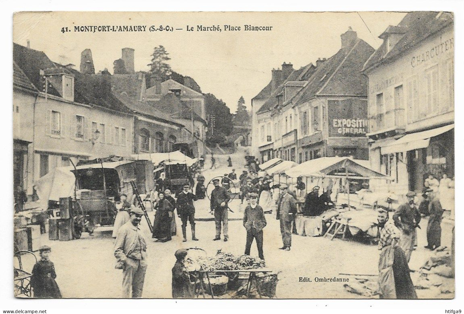 1914 MONTFORT L'AMAURY Marché Yvelines Versailles Rambouillet Mantes La Jolie St. Germain En Laye Chatou Conflans Houdan - Jouy En Josas