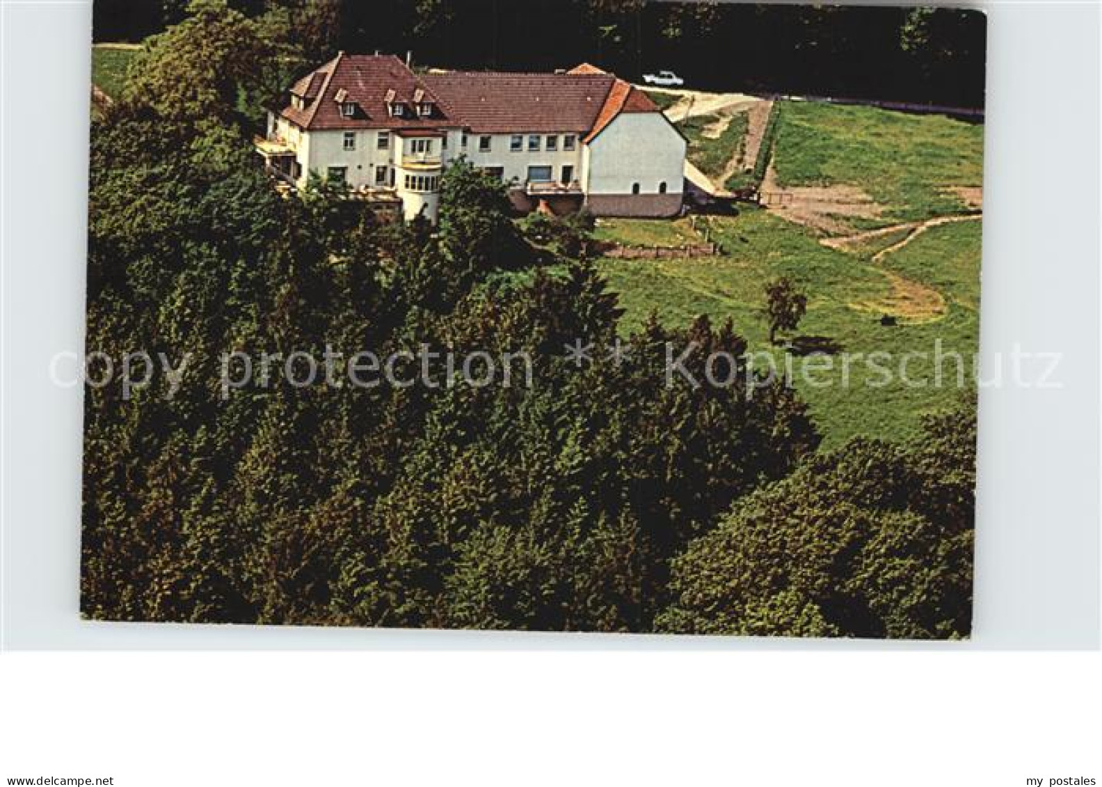 72503790 Menden Sauerland Fliegeraufnahme Waldrestaurant Zur Alm Menden - Menden