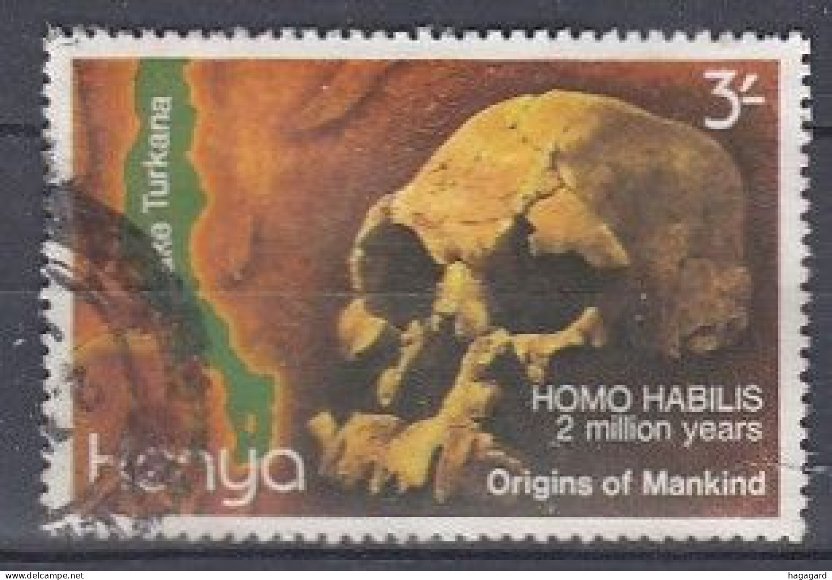 Kenya 1982. Homo Habilis. Michel 212. Used - Kenya (1963-...)