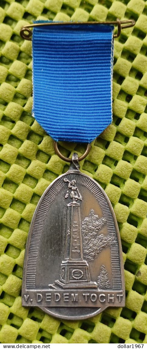 Medaille  -  V. Dedem Tocht , Noordoost-Overijssel -  Original Foto  !!  Medallion  Dutch - Altri & Non Classificati