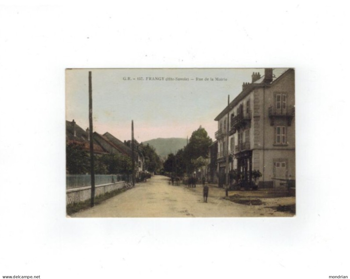 Carte Postale FRANGY  Rue De La Mairie - Frangy