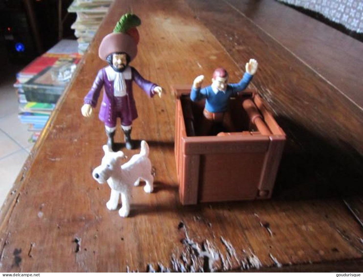 TINTIN LOT 3 FIGURINES MAC DO    HERGE - Tintin