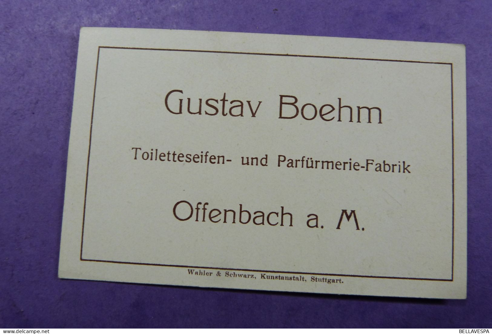 Gustav Boehm Offenbach Seif Savon Und Parfume Fabrik Usine Lot X 3 Chromo's - Autres & Non Classés