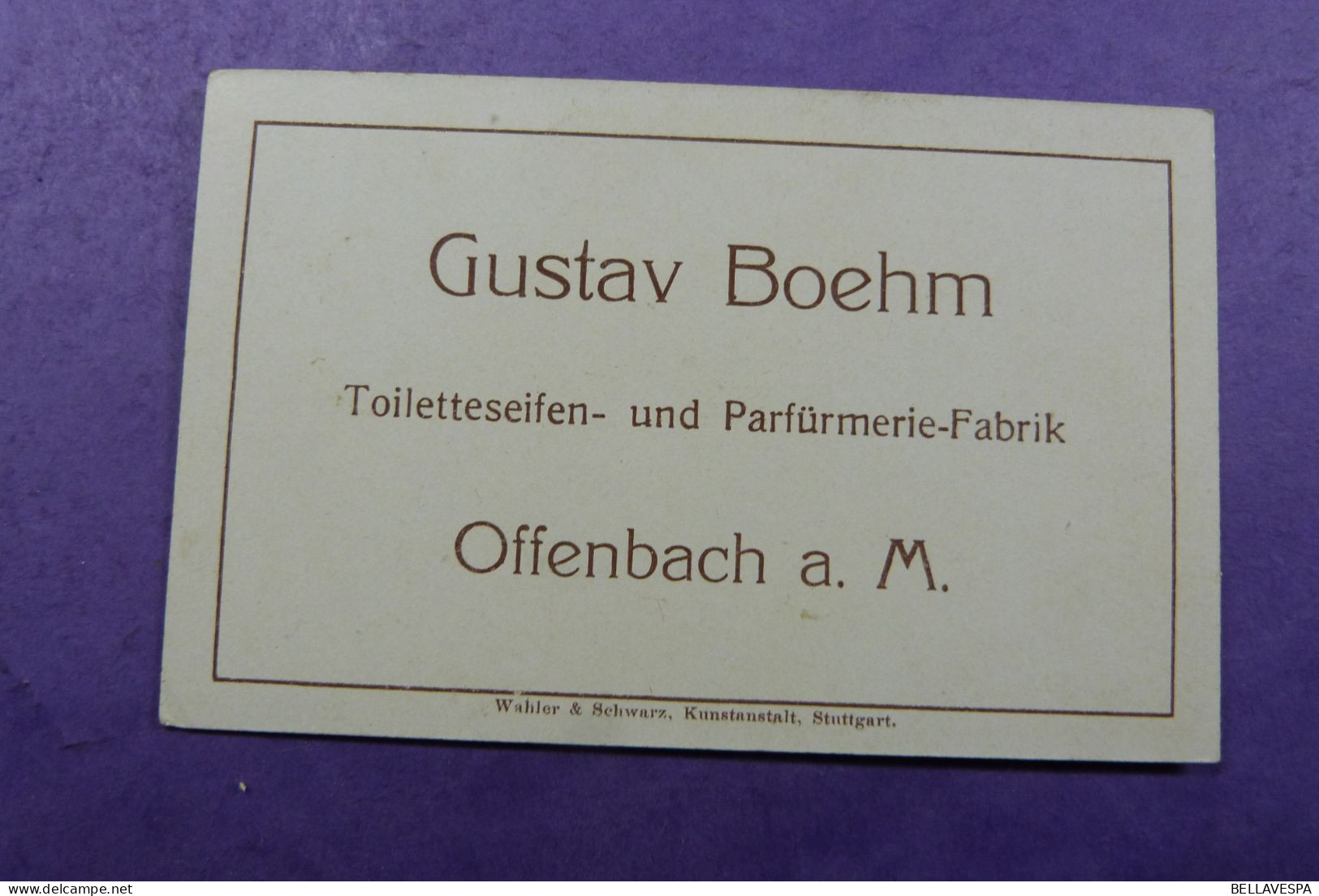 Gustav Boehm Offenbach Seif Savon Und Parfume Fabrik Usine Lot X 3 Chromo's - Autres & Non Classés