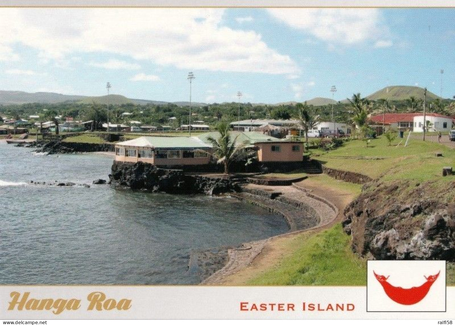 4 AK Easter Island / Osterinsel / Rapa Nui * 4 Ansichten Der Osterinsel Dabei Auch Hanga Roa - Der Einzige Ort Der Insel - Rapa Nui