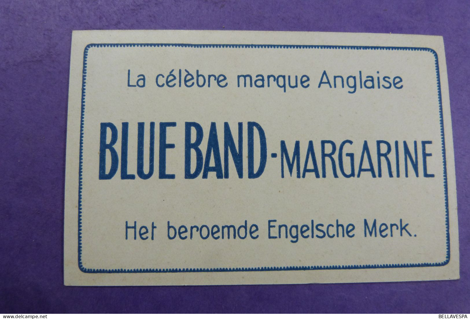 Boter Bleu-Band Margarine Marque Anglaise  Lot X 3 Chromo's - Sonstige & Ohne Zuordnung