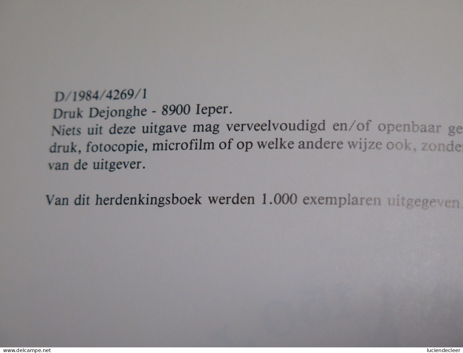 150 Jaar Sint- Vincentiuscollege Ieper 1934-1984 - Schulbücher