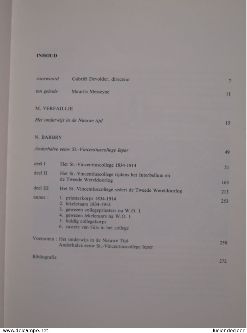 150 Jaar Sint- Vincentiuscollege Ieper 1934-1984 - Schulbücher