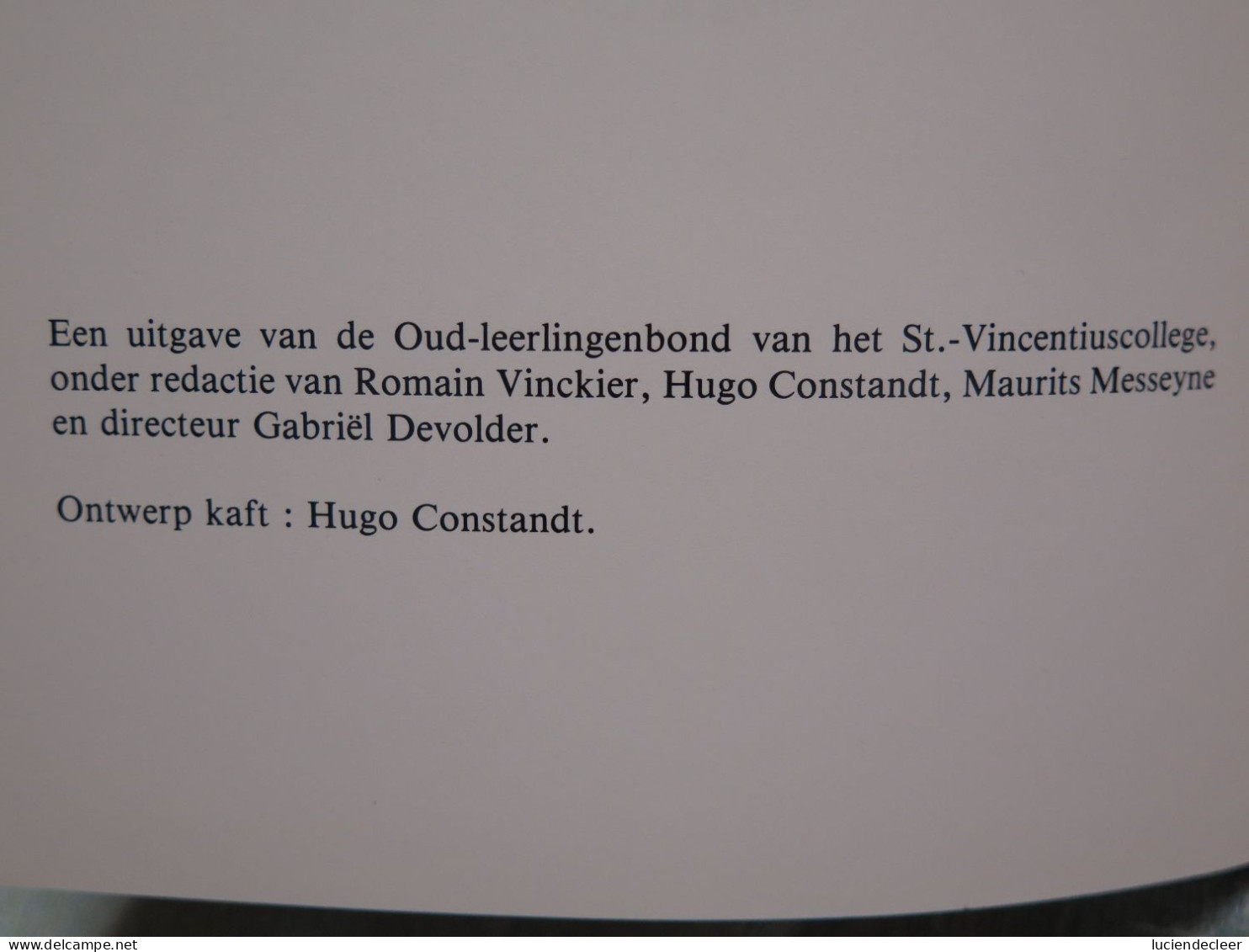 150 Jaar Sint- Vincentiuscollege Ieper 1934-1984 - Scolaire