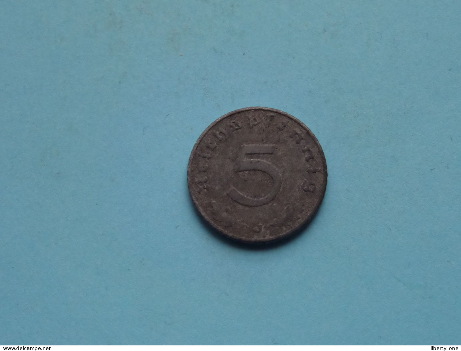 1941 J > 5 Reichspfennig ( Zie/voir SCANS Voor Detail ) >> ( Uncleaned ) ! - 5 Reichspfennig