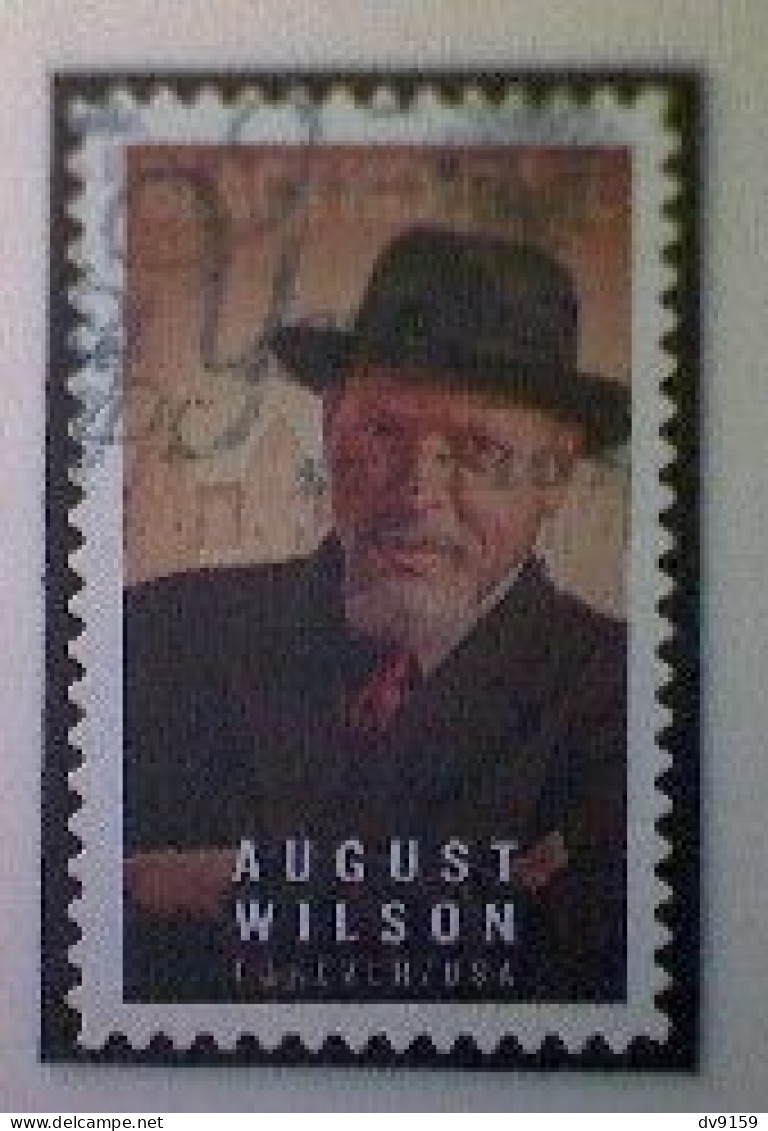 United States, Scott #5555, Used(o), 2021, August Wilson, (55¢), Multicolored - Usados