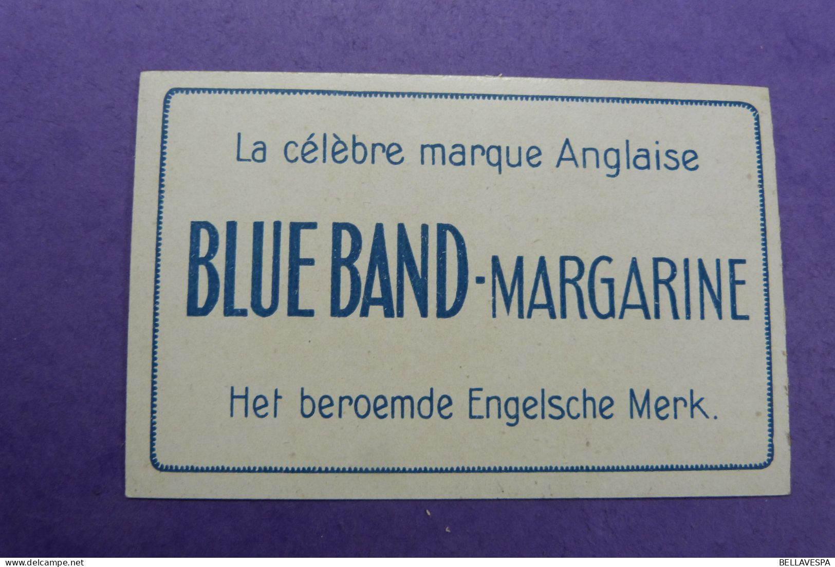 Bleu-Band Margarine Marque Anglaise  Lot X 6 Chromo's - Autres & Non Classés