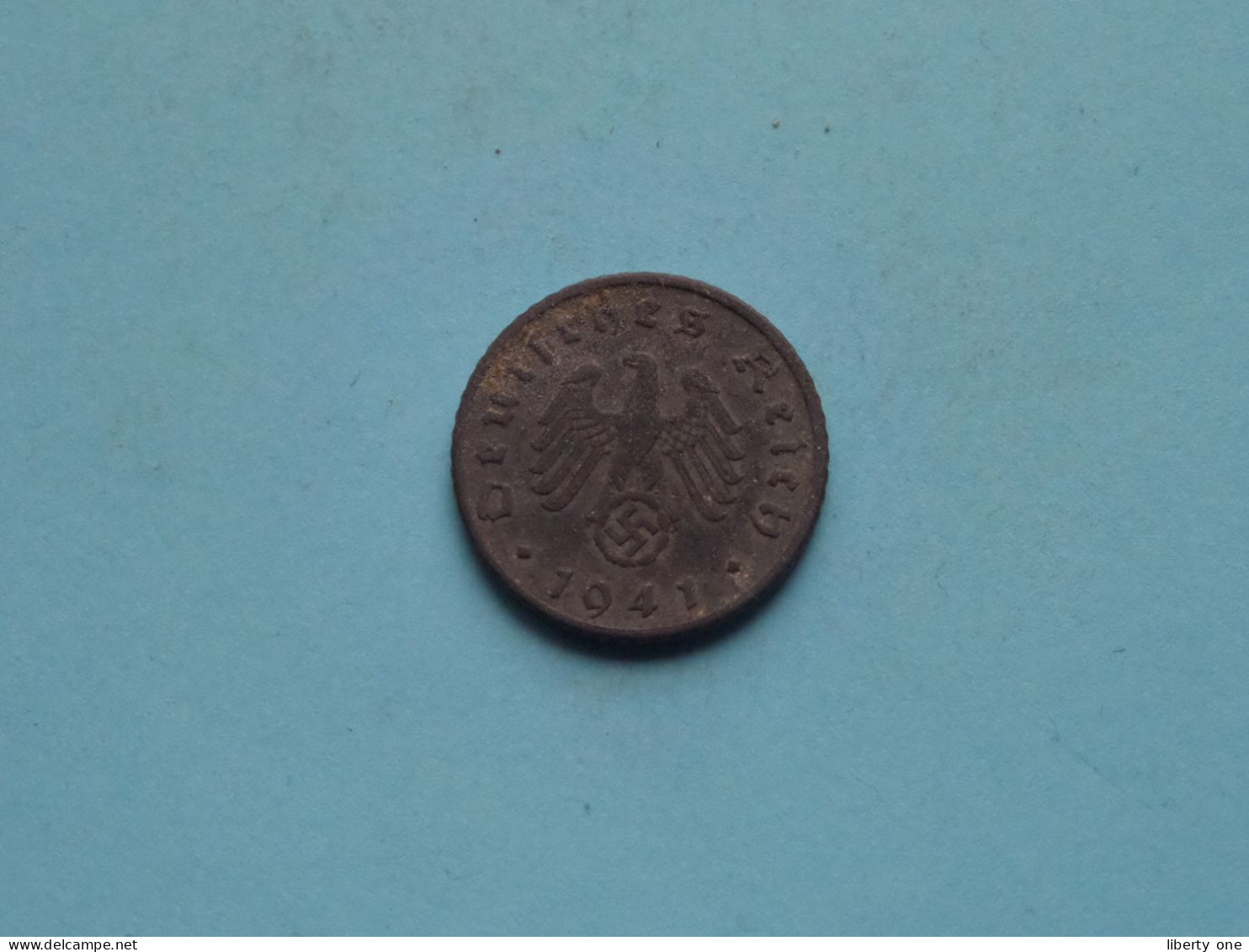 1941 F > 5 Reichspfennig ( Zie/voir SCANS Voor Detail ) >> ( Uncleaned ) ! - 5 Reichspfennig