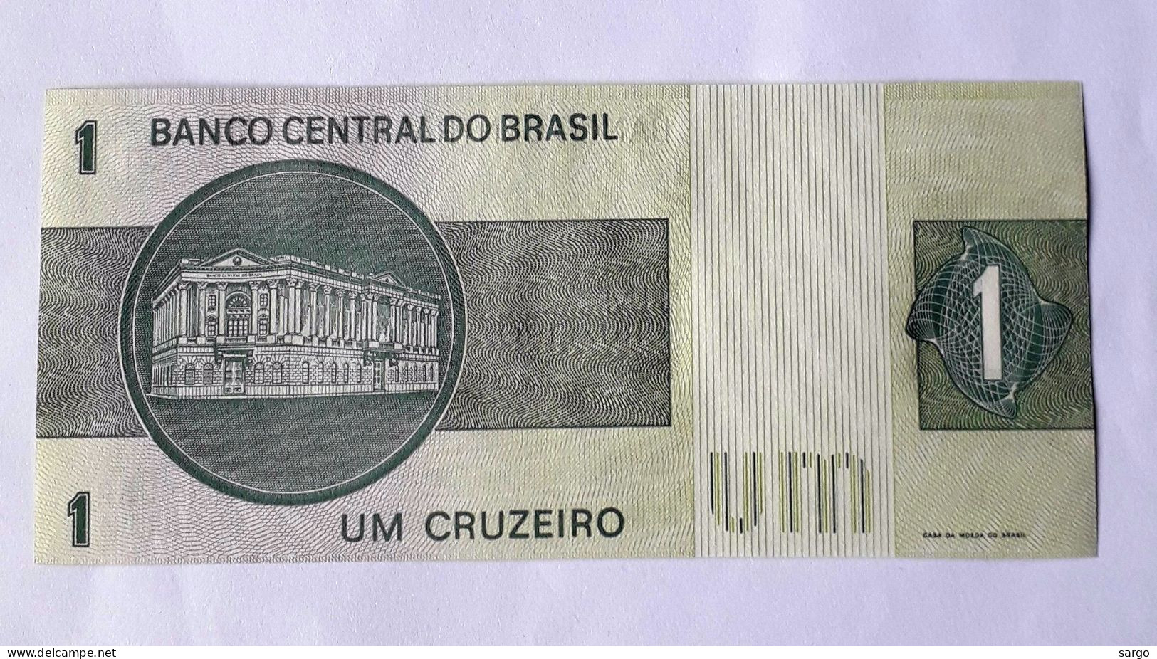 BRAZIL - 1 CRUZEIRO - P 191 AC  (1980) - UNC - BANKNOTES - PAPER MONEY - CARTAMONETA - - Brasilien