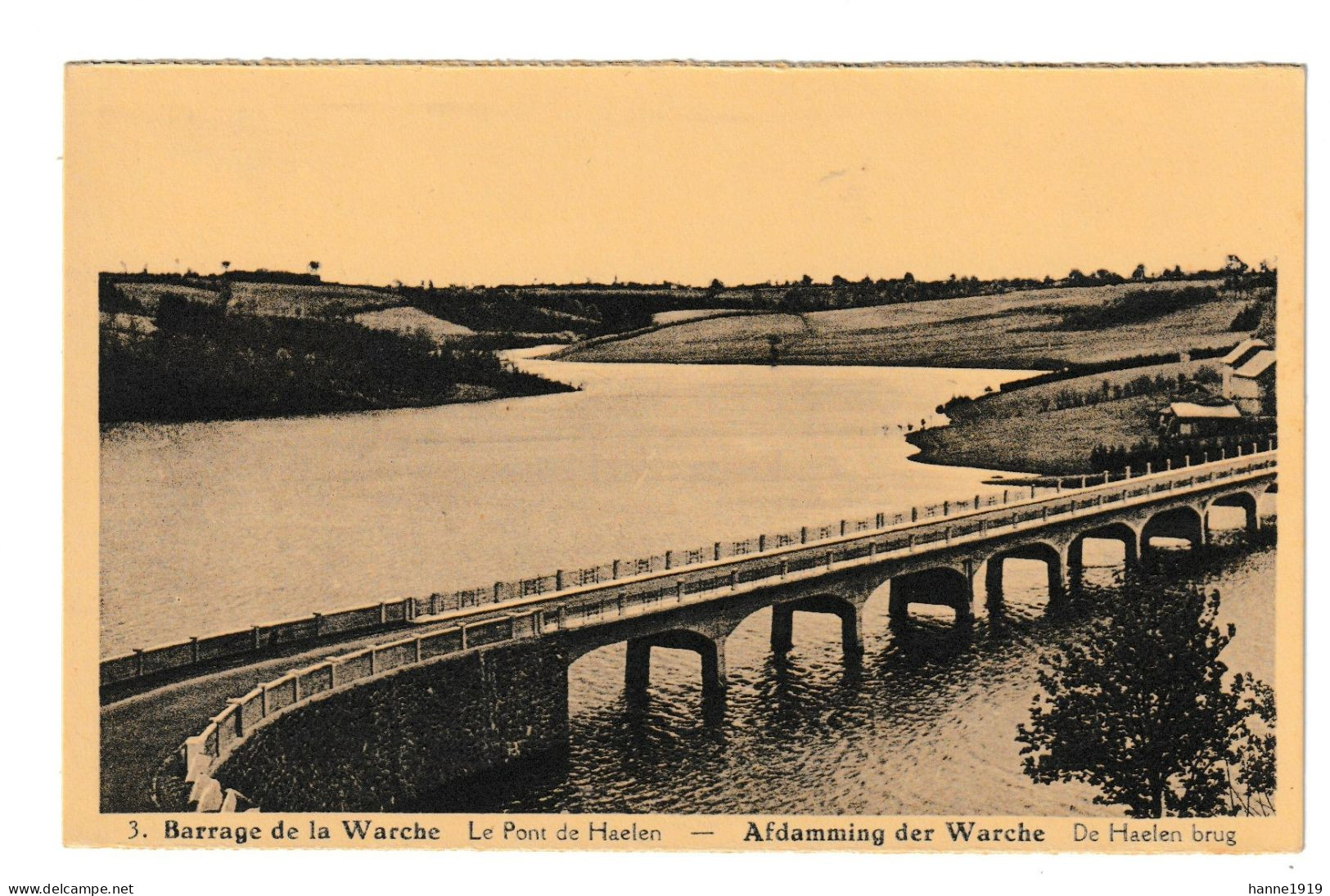 Butgenbach Barrage De La Warche Le Pont De Haelen Htje - Butgenbach - Buetgenbach