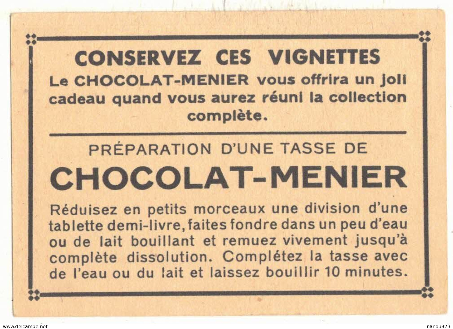 IMAGE CHROMO CHOCOLAT MENIER TASSE N° 480 VAUCLUSE AVIGNON LE PALAIS DES PAPES ARCHITECTURE GOTHIQUE SIEGE CHRETIENTE - Menier