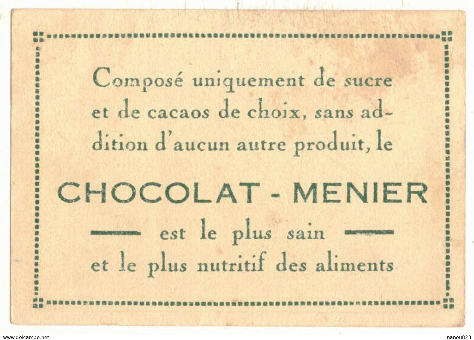 IMAGE CHROMO CHOCOLAT MENIER ALIMENT NUTRITIF N° 59 BELGIQUE BRUGES L'HÔTEL DE VILLE EDIFICE PUBLIC ARCHITECTURE - Menier