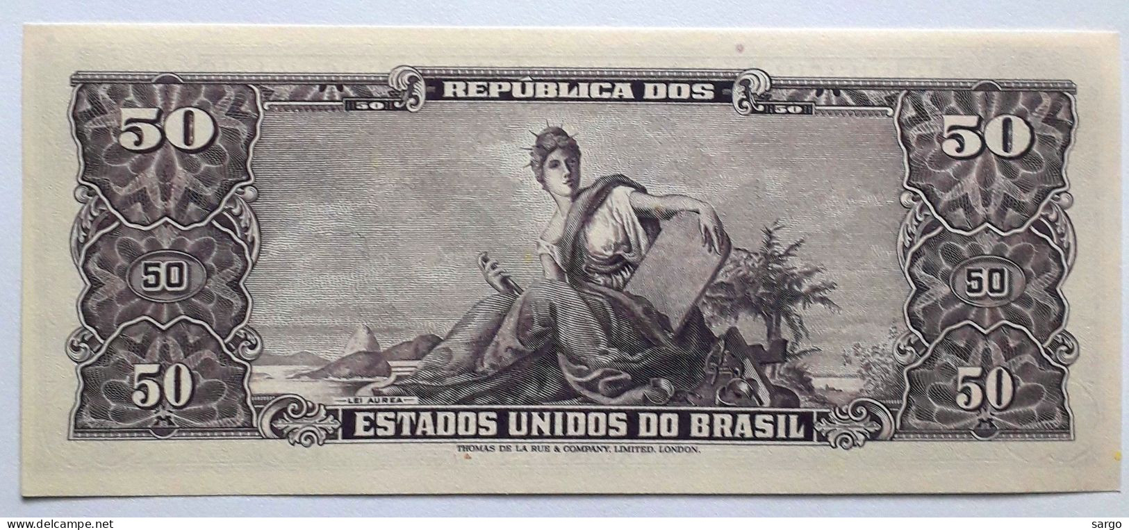 BRAZIL - 50 CRUZEIROS - P  184 B  (1966-1967) - UNC - BANKNOTES - PAPER MONEY - CARTAMONETA - - Brésil