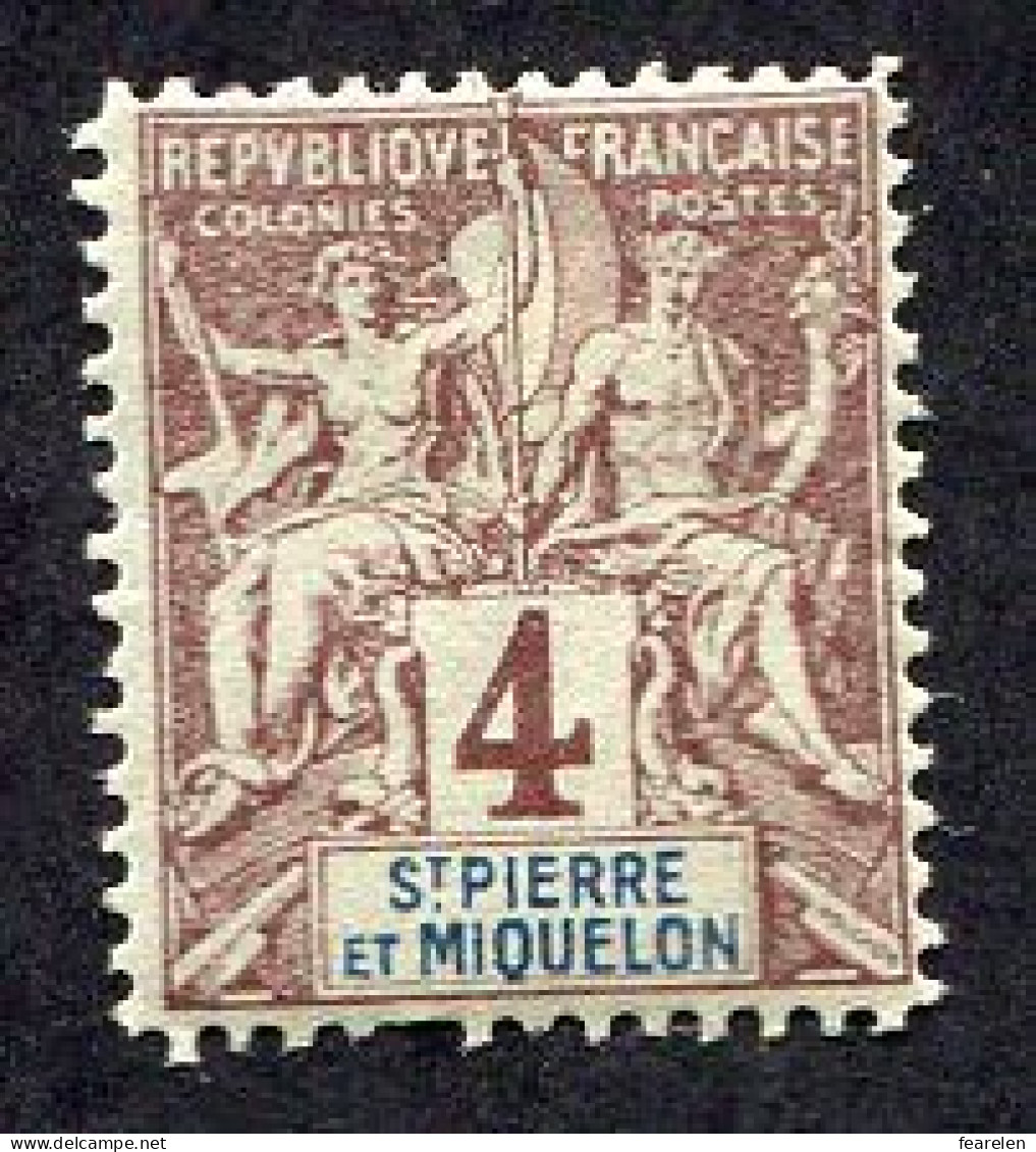 Colonie Française, Sainte-Pierre-et-Miquelon N°61 ; Faux Fournier - Autres & Non Classés