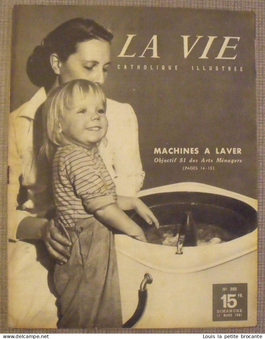 Lot de 21 livrets de la revue LA VIE CATHOLIQUE ILLUSTRÉE,