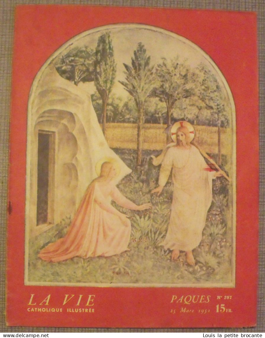 Lot de 21 livrets de la revue LA VIE CATHOLIQUE ILLUSTRÉE,