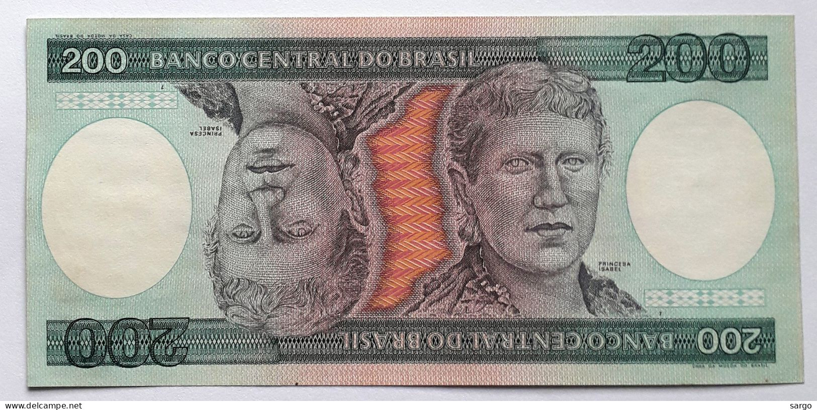 BRAZIL - 200 CRUZEIROS - P  199 B  (1984) - UNC - BANKNOTES - PAPER MONEY - CARTAMONETA - - Brasilien