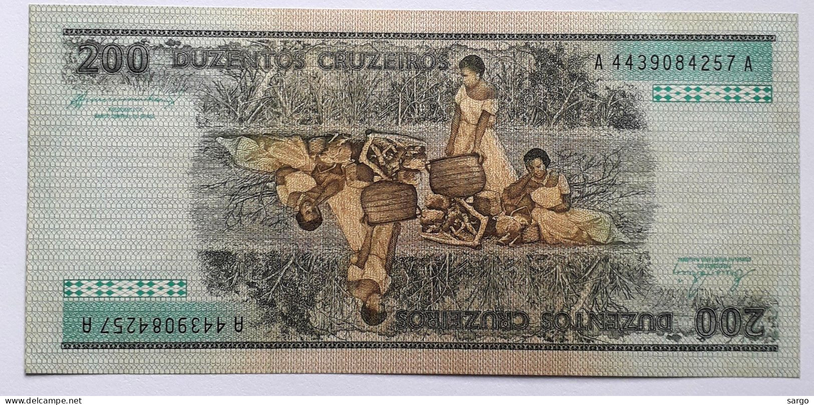 BRAZIL - 200 CRUZEIROS - P  199 B  (1984) - UNC - BANKNOTES - PAPER MONEY - CARTAMONETA - - Brésil