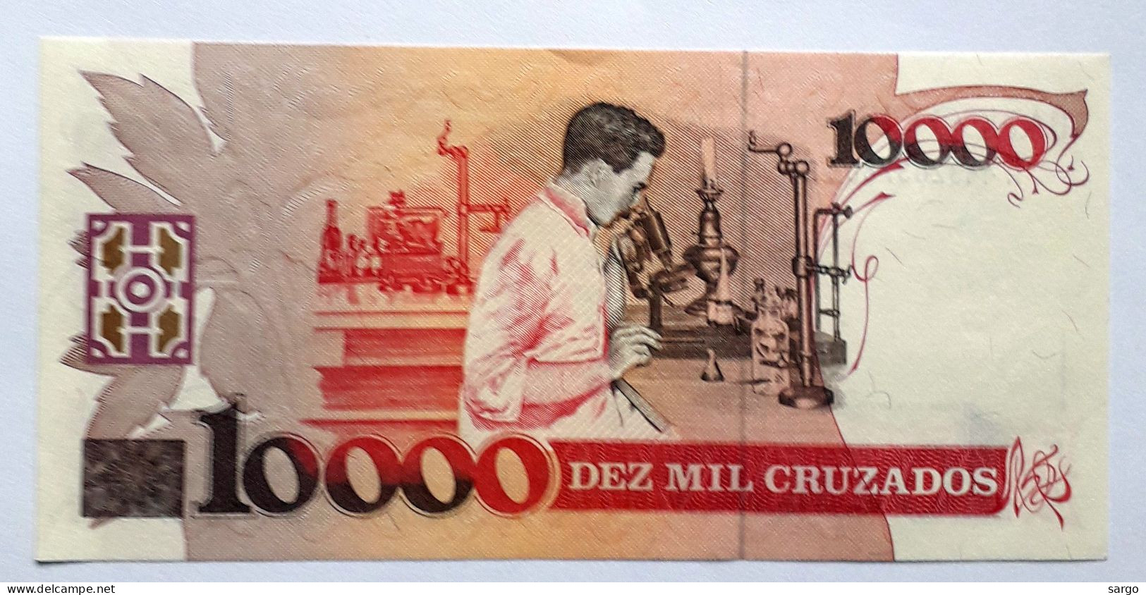 BRAZIL - 10 CRUZADOS NOVO SU 10.000 CRUZEIROS - P  218 B  (1994) - UNC - BANKNOTES - PAPER MONEY - CARTAMONETA - - Brasilien