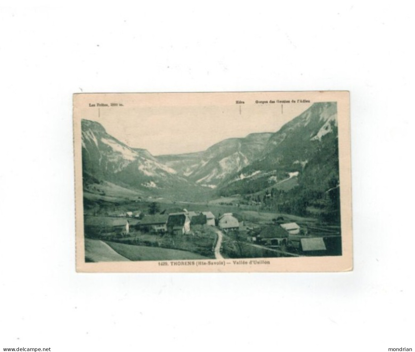 Carte Postale THORENS LES GLIERES  Vallée D'USILLON - Thorens-Glières