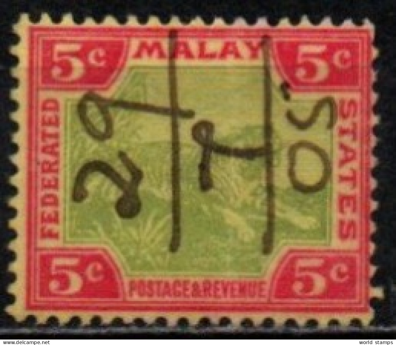 MALAY STATES 1901 O - Federated Malay States