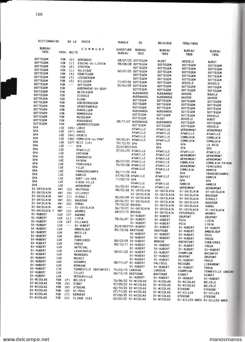 917/39 -- LIVRE La Poste Rurale Au XIXè Siècle , Par Porignon, 369 Pages, Edition De Luxe Reliée, Dédicacée, 1993 - Philatélie Et Histoire Postale