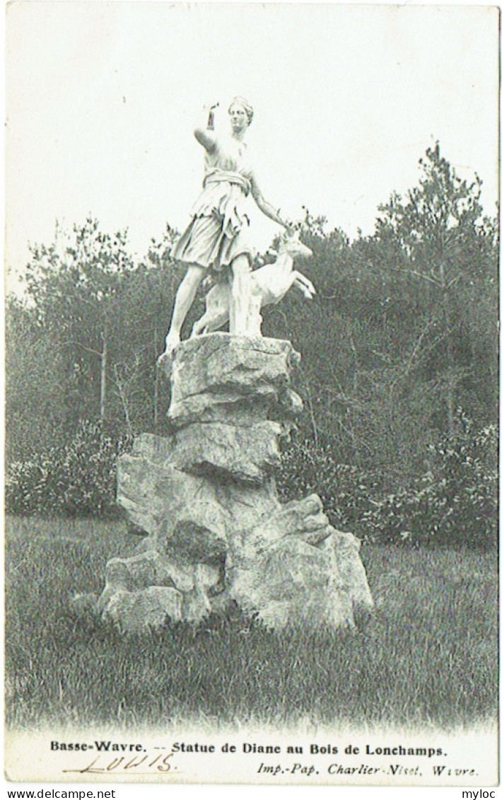 Basse-Wavre. Statue De Diane Au Bois De Lonchamps. - Waver