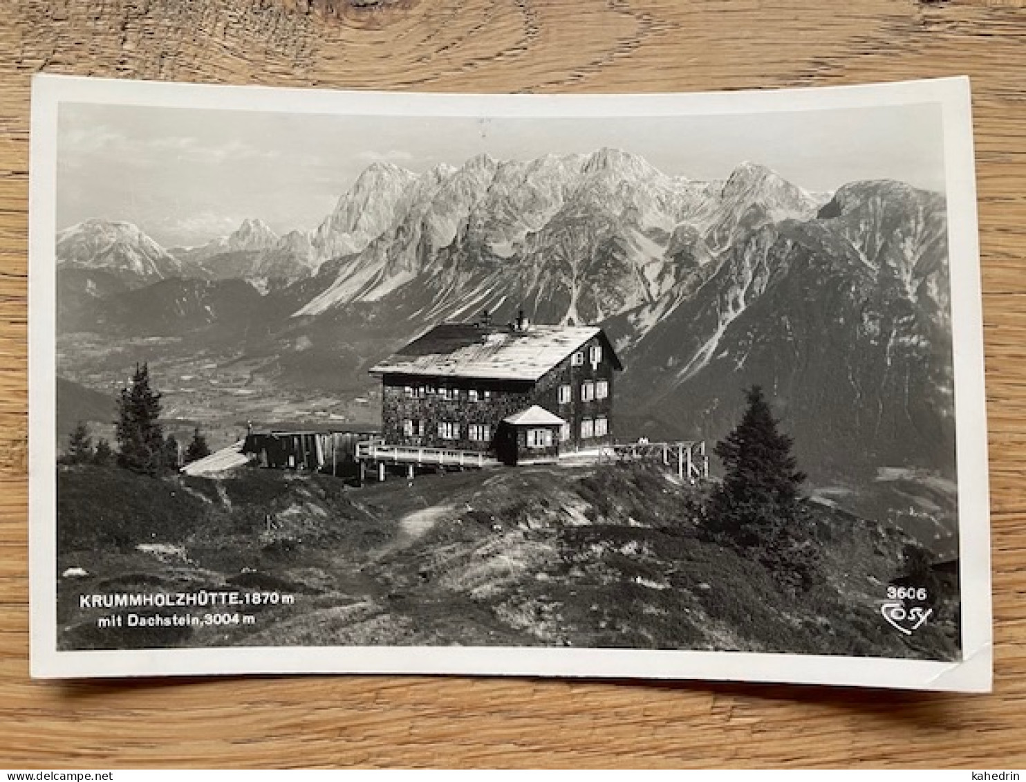 Österreich Austria, Krummholzhütte Mit Dachstein Am Hauser Kaibling, Post Haus, Steiermark - Gröbming