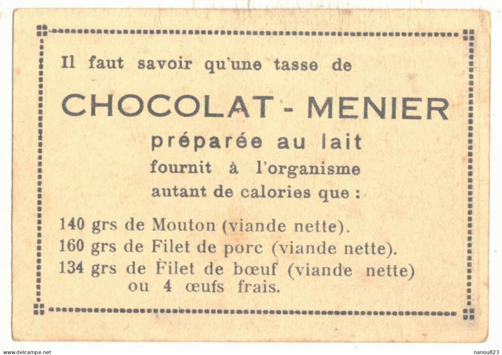 IMAGE CHROMO CHOCOLAT MENIER LAIT 558 ALLEMAGNE HAMBOURG L'HÔTEL DE VILLE ARCHITECTURE RENAISSANCE SIEGE SENAT PARLEMENT - Menier