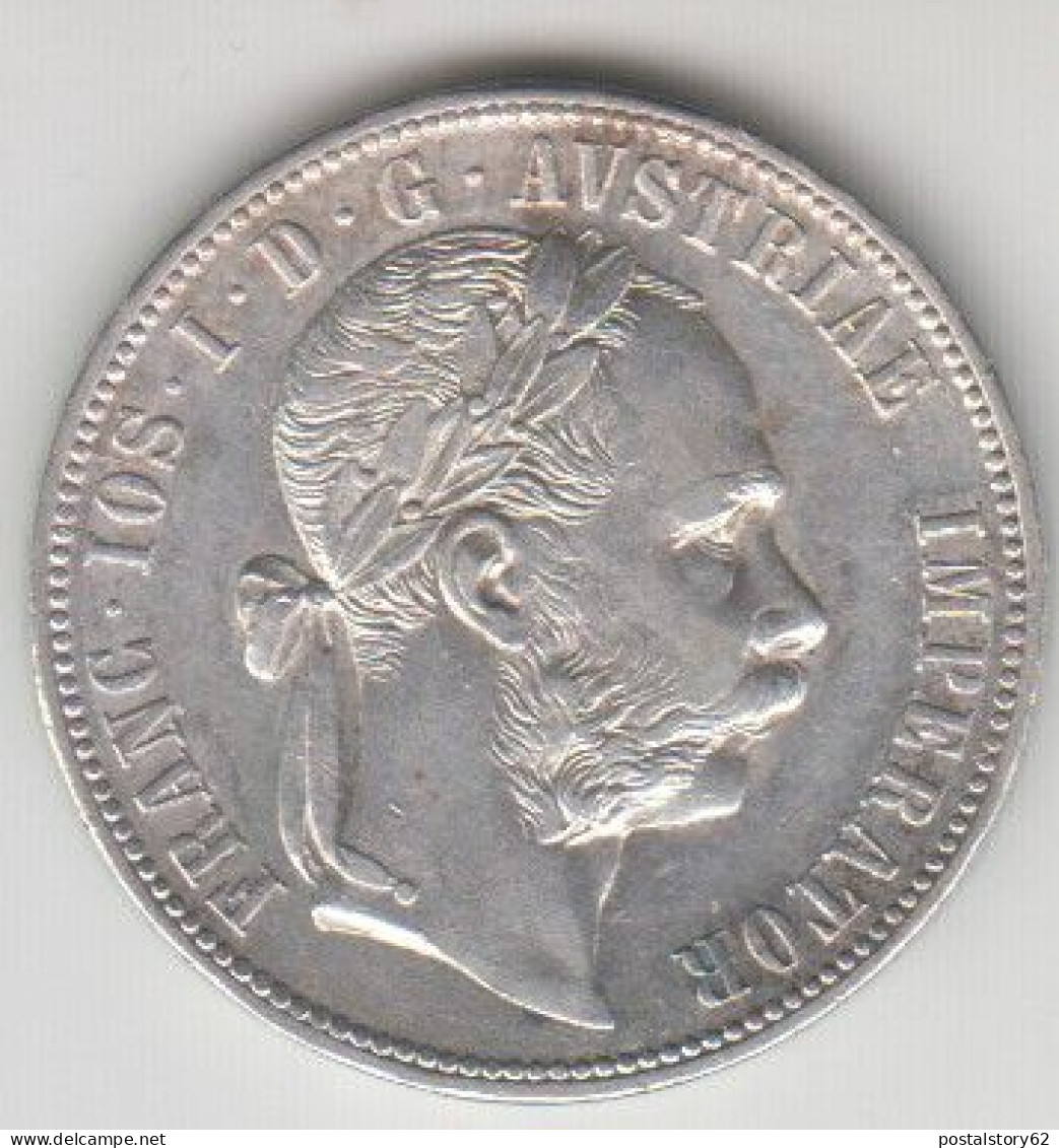 Austria Franz Joseph I°, Florin 1877 Km# 2222 Arg. 900 - Autriche