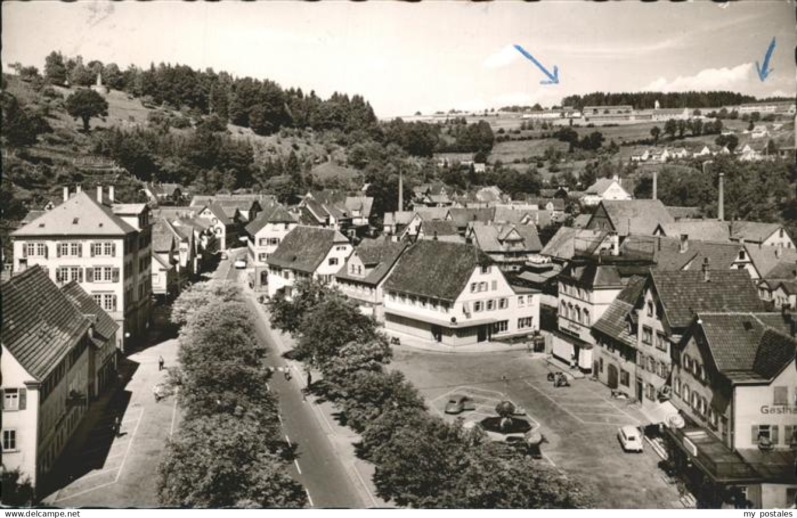 41201859 Altensteig Wuerttemberg Marktplatz  Altensteig - Altensteig