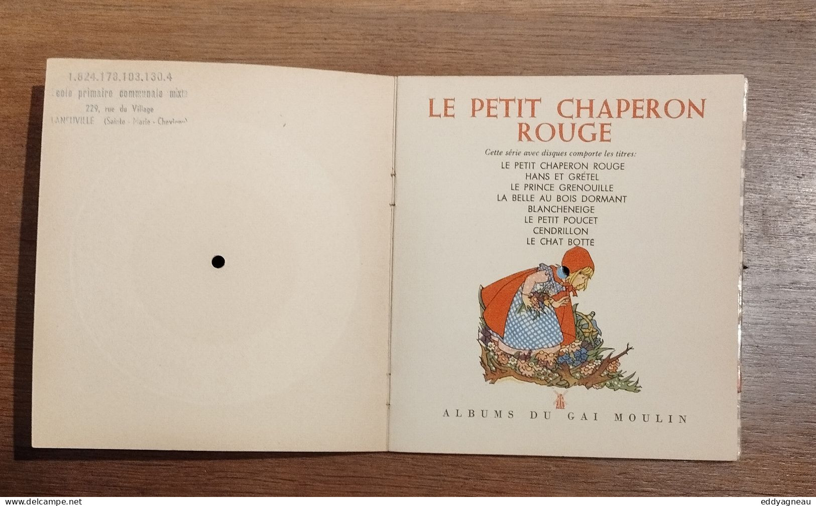 3 X Le Livre Qui Parle - Gai Moulin - Regal Music Makers - Années 60 - Märchen