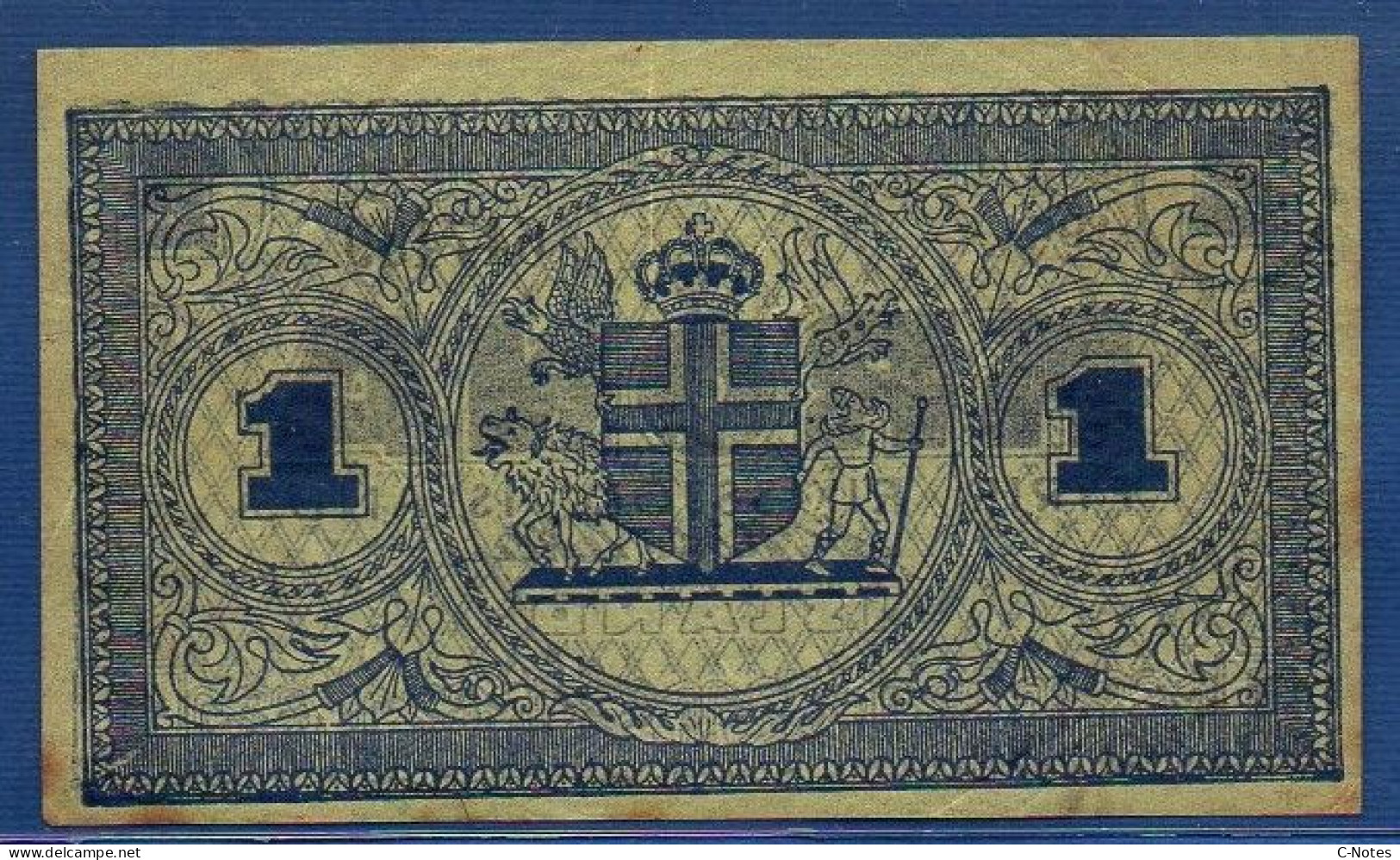 ICELAND - P.22K – 1 Króna 1941, Circulated - AVF, S/n 647439 - Island