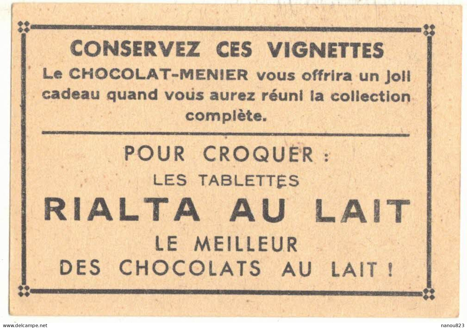 IMAGE CHROMO CHOCOLAT CONFISERIE MENIER RIALTA N° 556 ALLEMAGNE HANOVRE HANNOVER LE CHÂTEAU D'EAU OUVRAGE D'ART - Menier