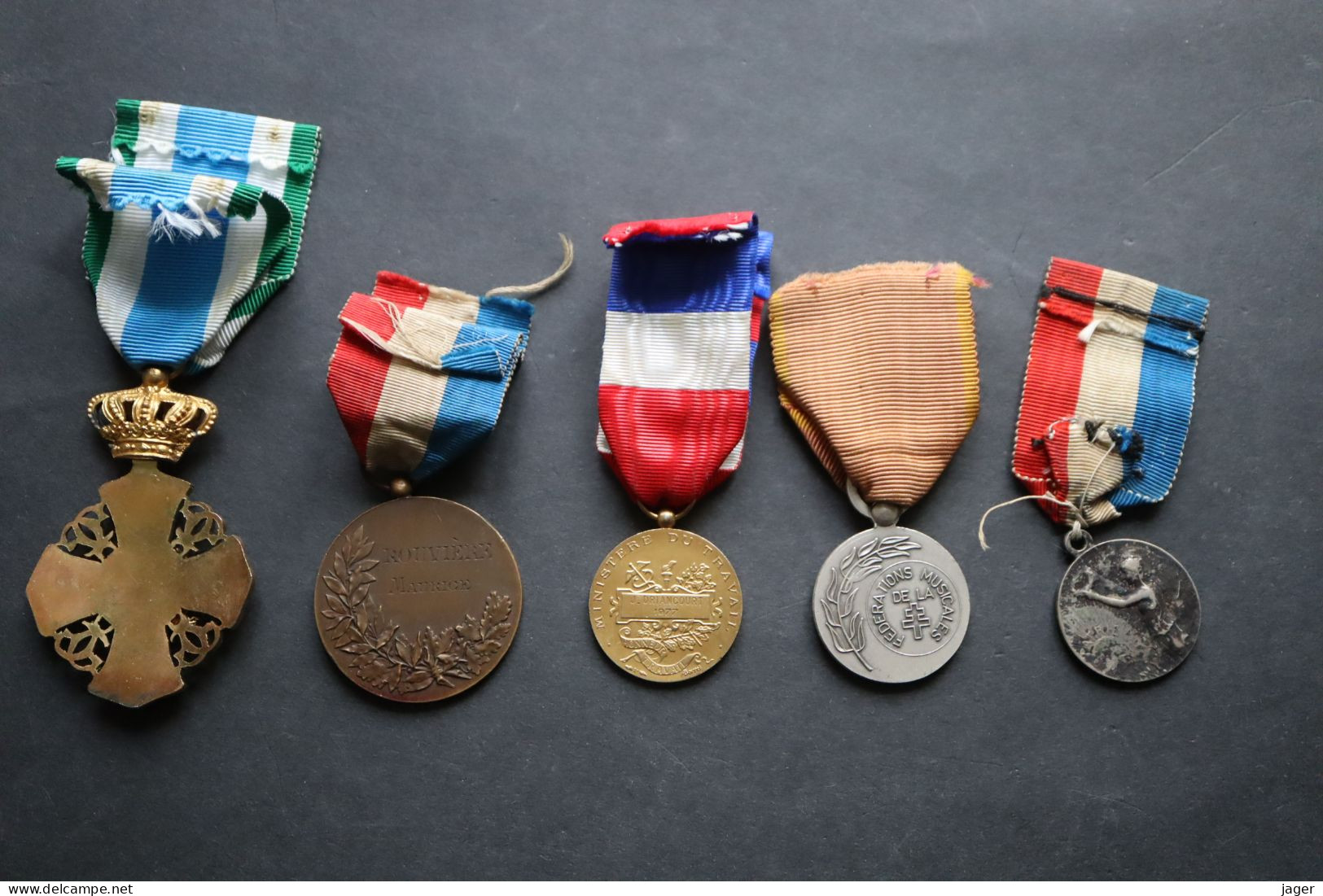 5 Médailles Anciennes  Lot 1 - France
