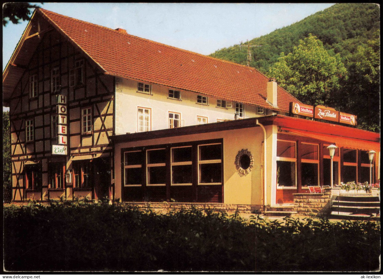 Herzberg (Harz)  Waldhotel-Café Zum Paradies Siebertal Herzberg 1970 - Herzberg