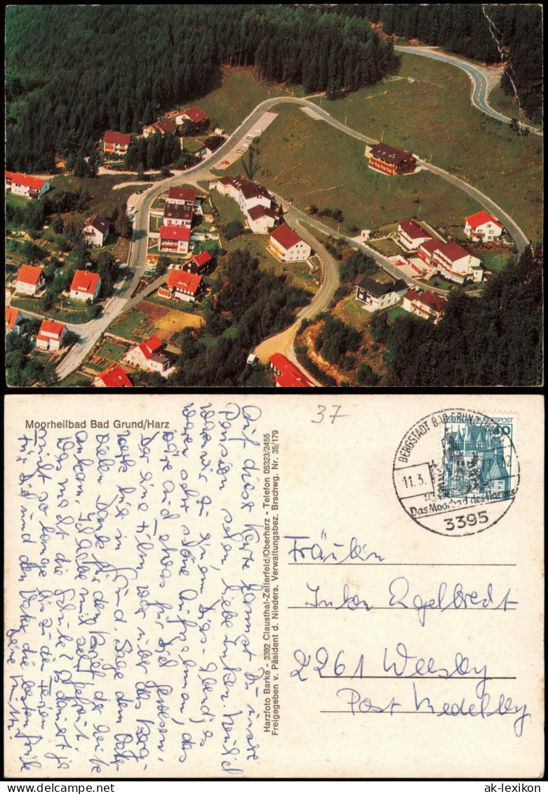 Ansichtskarte Bad Grund (Harz) Luftbild 1968 - Bad Grund