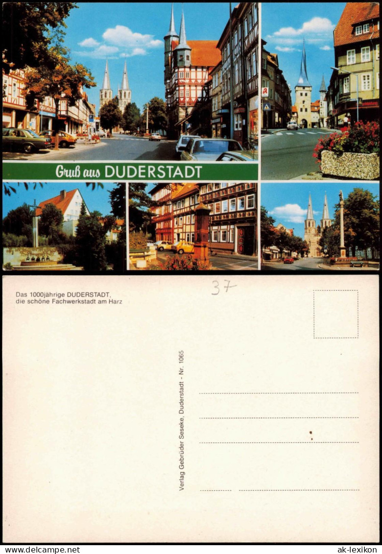 Ansichtskarte Duderstadt Mehrbildkarte Mit 5 Ortsansichten 1980 - Duderstadt