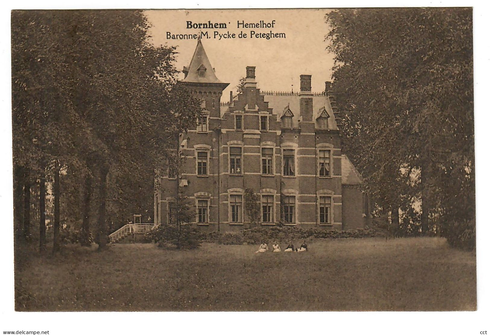 Bornhem  Bornem   Hemelhof  Baronne M Pycke De Peteghem  (Kasteel - Chateau) - Bornem