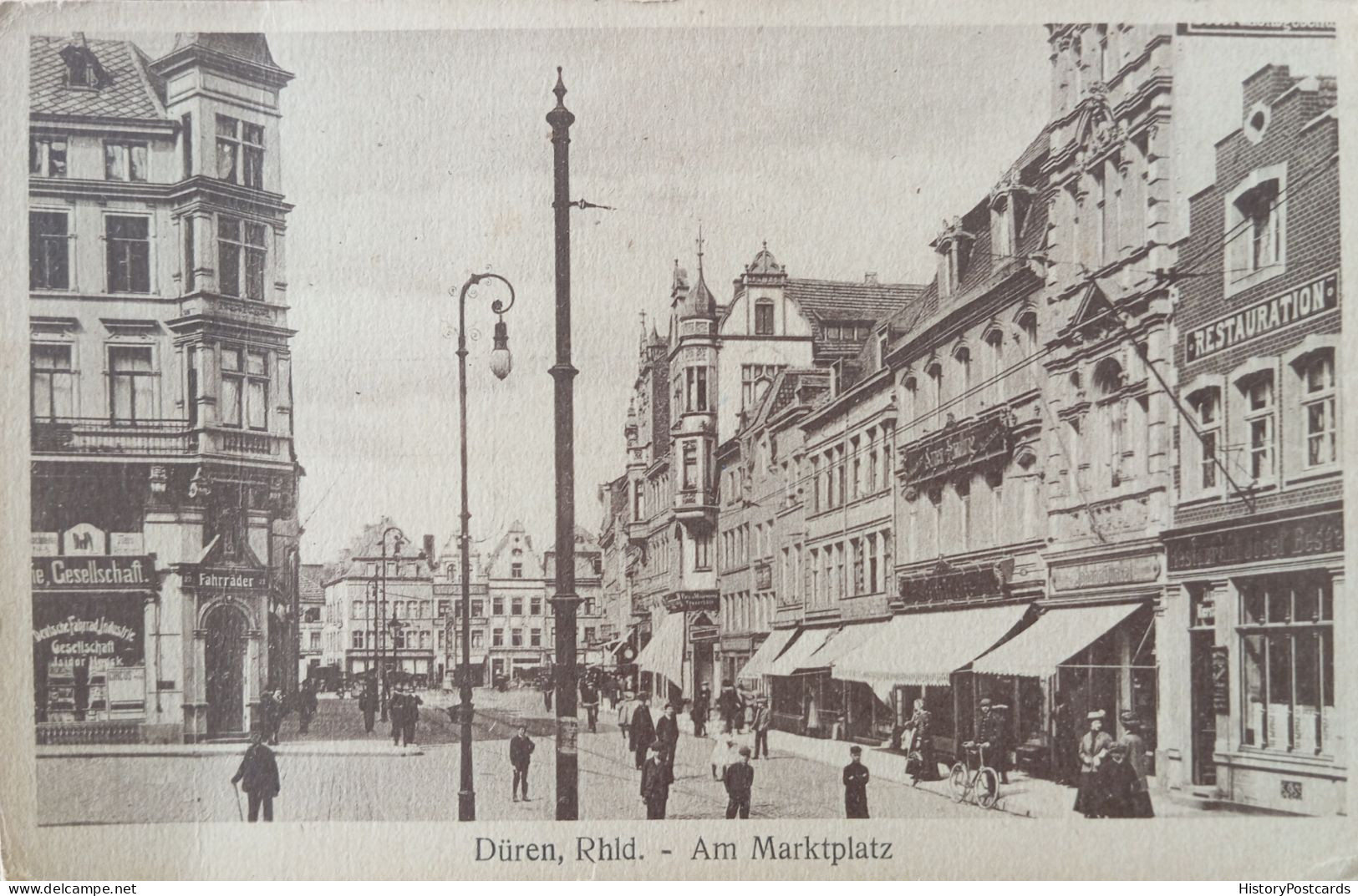 Düren, Rhld., Am Marktplatz, Restauration, Um 1900 - Other & Unclassified