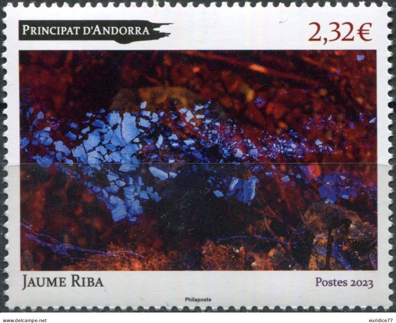 French Andorra 2023 - Art Jaume Riba Mnh** - Ungebraucht